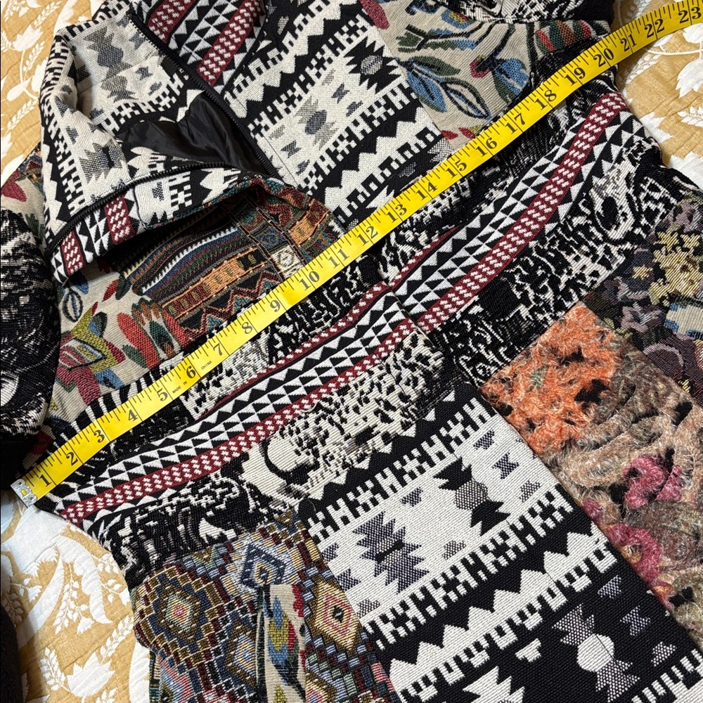 LM London Muse Multicolored Patchwork Women’s Coat - image 6